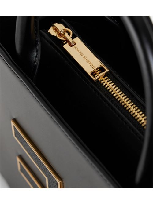 SMALL TOTE WITH LOGO ELISABETTA FRANCHI | BS33A56E2110 Nero
